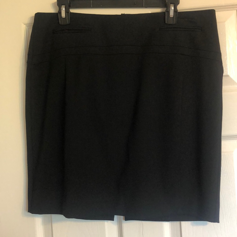 Black pencil skirt